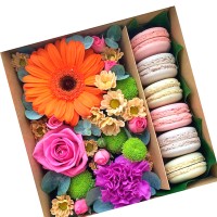 Цветы в коробке "Венеция"